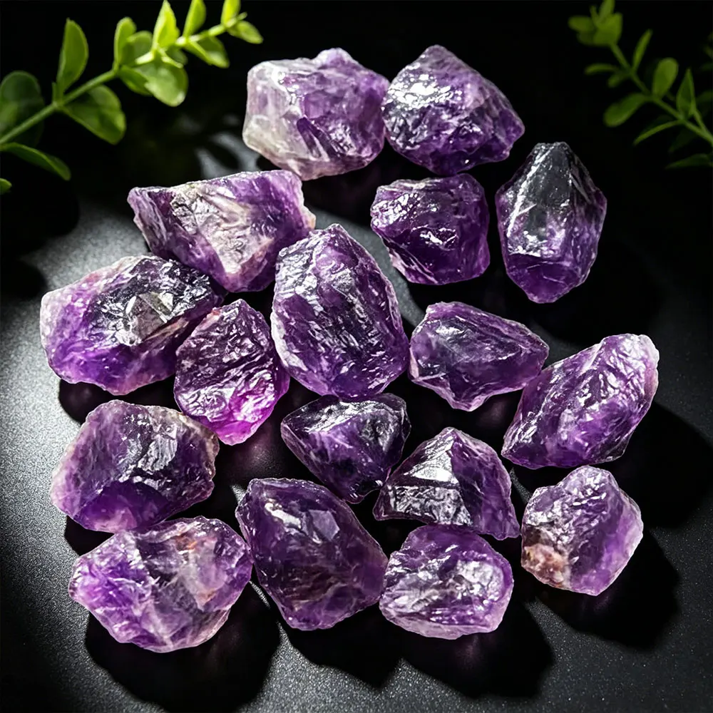 Cristais de Ametista Natural Bruta, Pedras Preciosas, Cristal de Quartzo, Rocha para Cura Reiki, Chakra, Aromaterapia, Minerais, Decoração para Casa