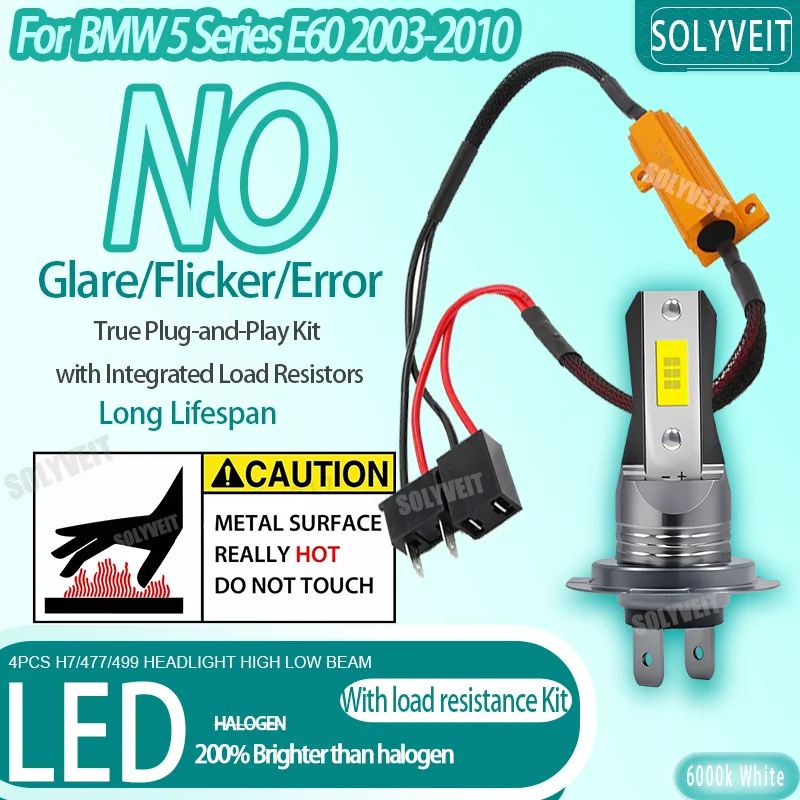 

Подключи, используй, освети: Простой путь к светодиодной подсветке 6000K для BMW 5 серии E60 2003-2010 годов выпуска