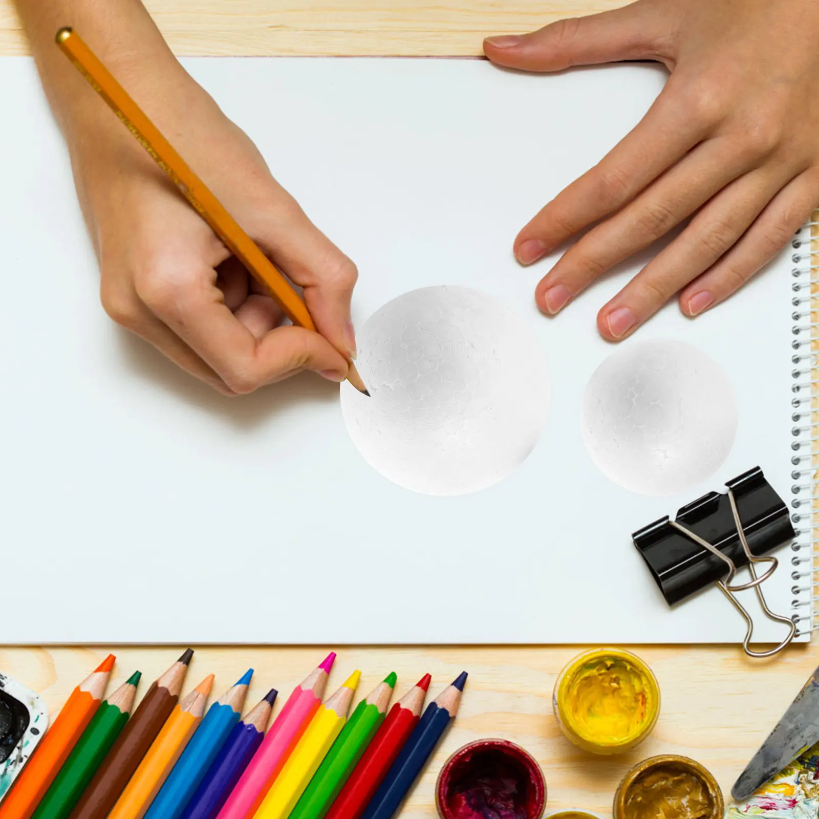 20Pcs White Foam Ba…