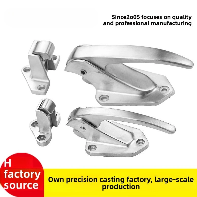 Oven Steam Cabinet Door Handle Cold Storage Freezer Flat Door Lock  Buckle Electric Mechanical Equipment Hardware Accessories