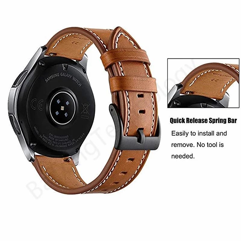 For Huawei Watch GT 2 / Pro / 2E / GT 46mm Strap Genuine Leather Band 22mm Watch Strap GT2 gt2e Bracelet Watchband Wristband