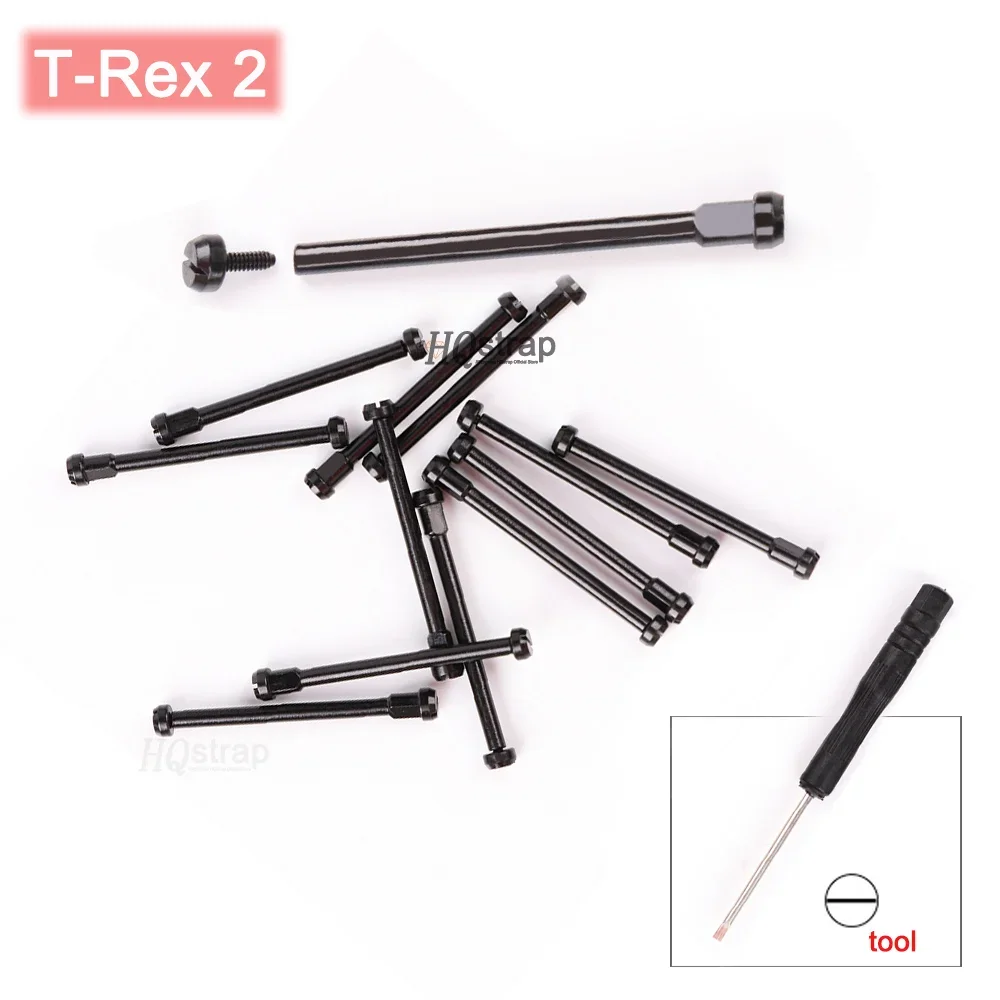 Adaptateur de vis pour montre Xiaomi Amazfit T Rex t-rex Pro, ensemble de connecteurs métalliques, accessoires pour montre connectée Xiaomi Huami