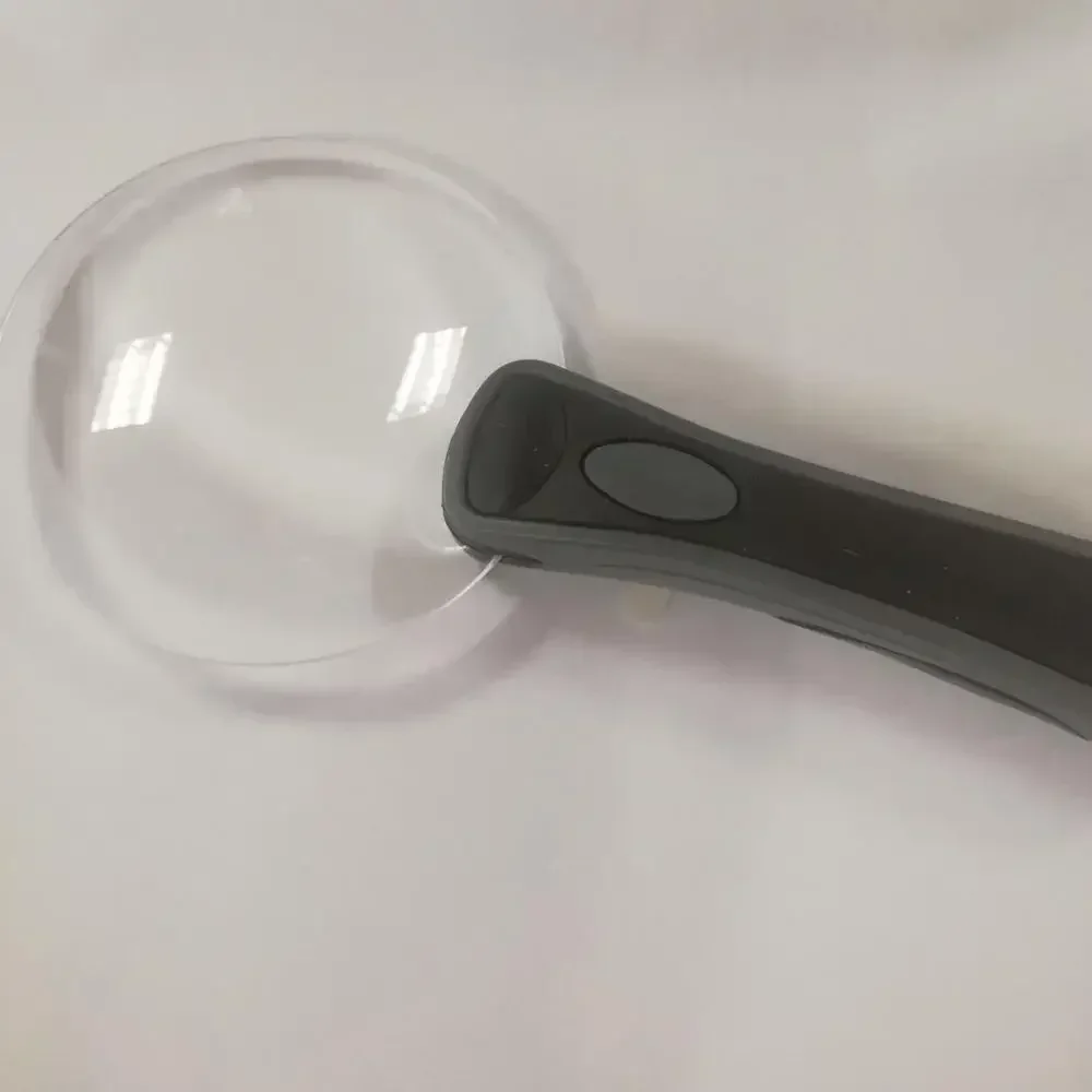 Magnifying Glasses with Led Lights 2.5X Magnifier 90mm Frameless Lamp Illuminated Loupe Helping Hand Soldering Solder Clamp