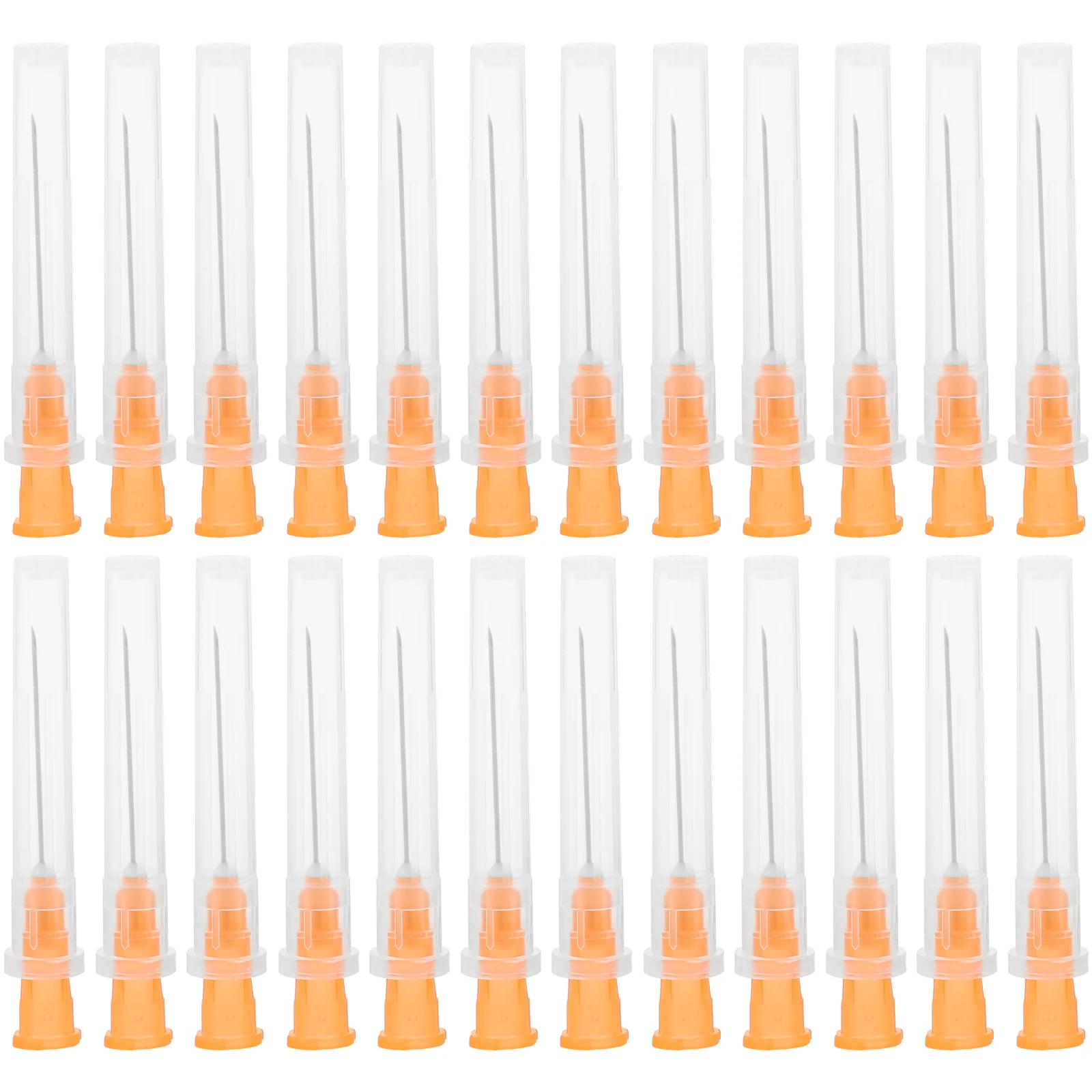 100 Pcs Lab Kit Syringe 25g Inch Needle Needles for Injections Dispensing Laboratory