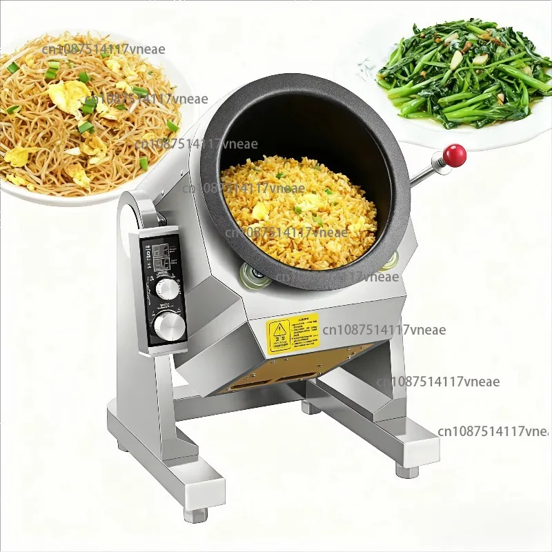 Table Top Commercial Stir Fry Machines Automatic Smart Stir Fry Robot Electromagnetic Drum Stir Fry Pot Fried Rice Machines