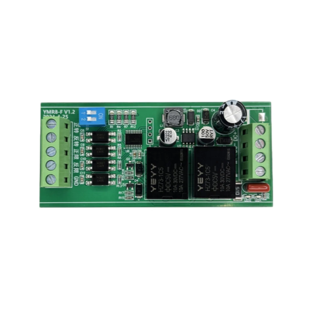 Módulo controlador de Motor de CC de YMR8-F, placa de avance y retroceso con Límite, DC7-30V de ciclo automático para Motor de engranaje de cepillo de CC/CC