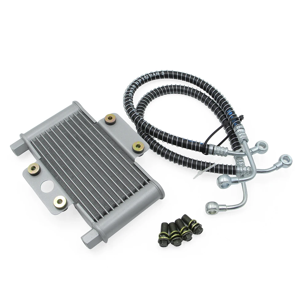 Motorcycle Cooling Radiator Oil Cooler Kit For GY6 110 125 140 150cc 200cc 250cc 260cc 400cc Pit Dirt Bike ATV Quad Buggy Parts