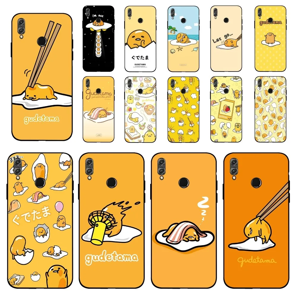 Yellow Lazy Egg G-Gudetamas Phone Case For Huawei Honor 10 Lite 9 20 7A 9X 30 50 60 70 Pro Plus Soft Silicone Cover