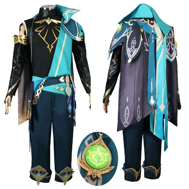 Sumeru Al Haitham Cosplay Costume Al Haitham Men's Uniform Halloween Alhaitham Outfits for anime cosplay