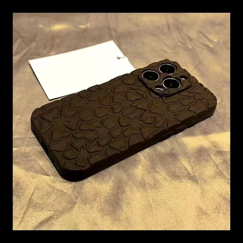 Stereoscopic iPhone11 petal iPhone15 Phone case iPhone14promax Premium iPhone13pro Soft case iPhone12