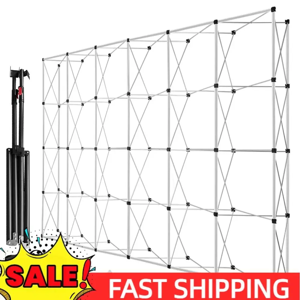 

10x10/10x15/10x17 FT Banner Show Frame with Carrying Bag Collapsible Stand Only for Business Shopping Malls Campuses Weddings