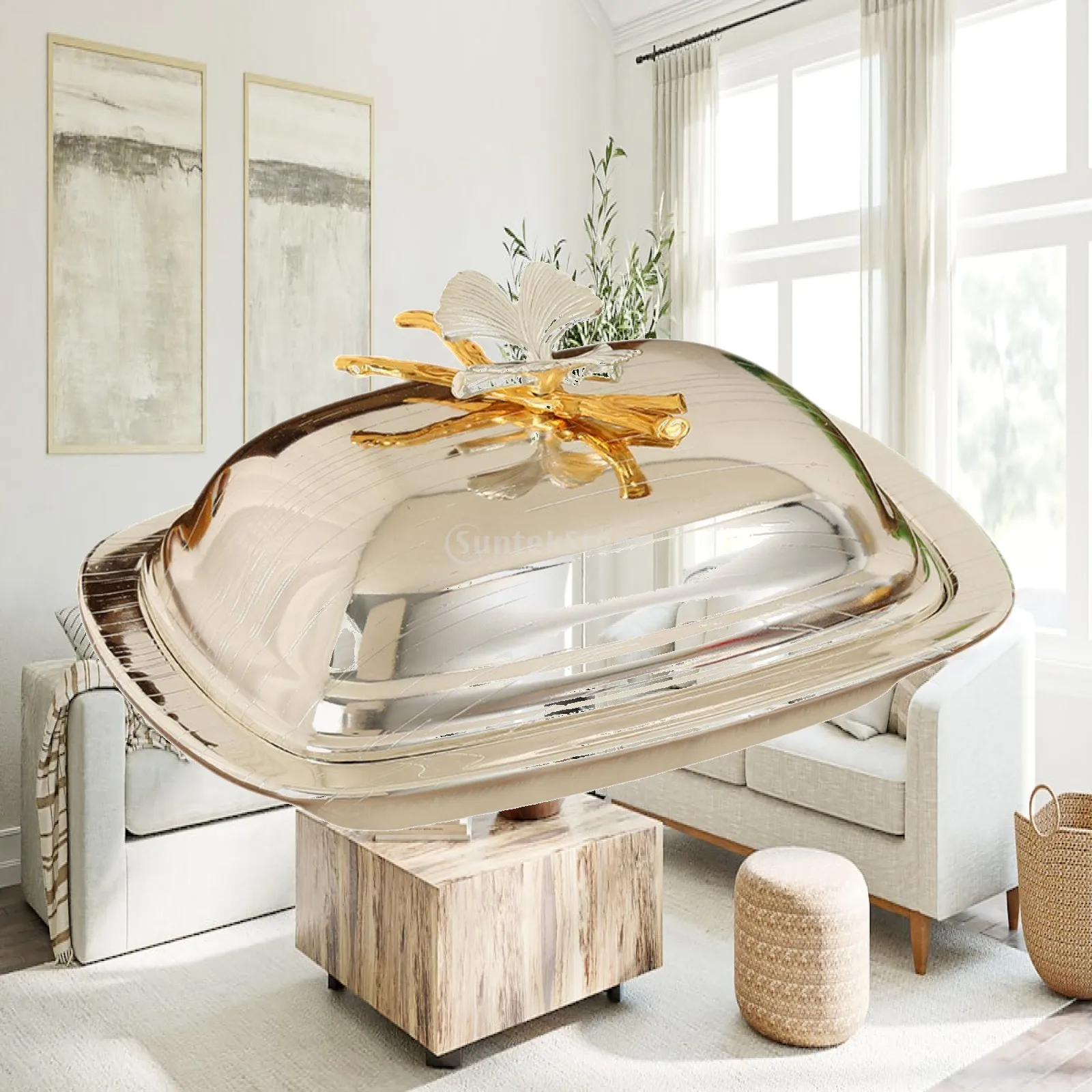 Snack Plate Cakes Desserts Bread Butter Dish for Dining Room Wedding Hotels