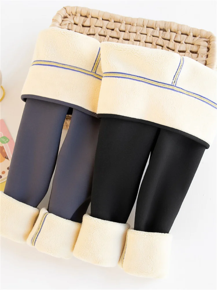 Pantaloni in Velluto Extra Spesso Thiened Fce, Pantaloni Caldi per Yoga, Pantaloni Lunghi a Gamba Dritta per Ragazze