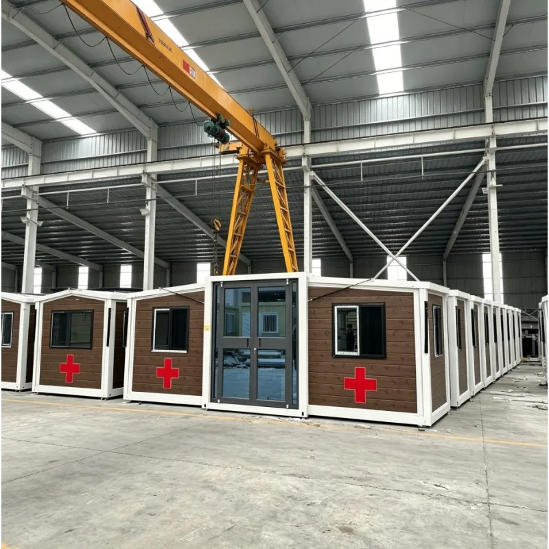 Quick Assembly Expandable Container House 20ft 40ft Portable Prefab Home Foldable Mobile Villa with Kitchen Bathroom CE