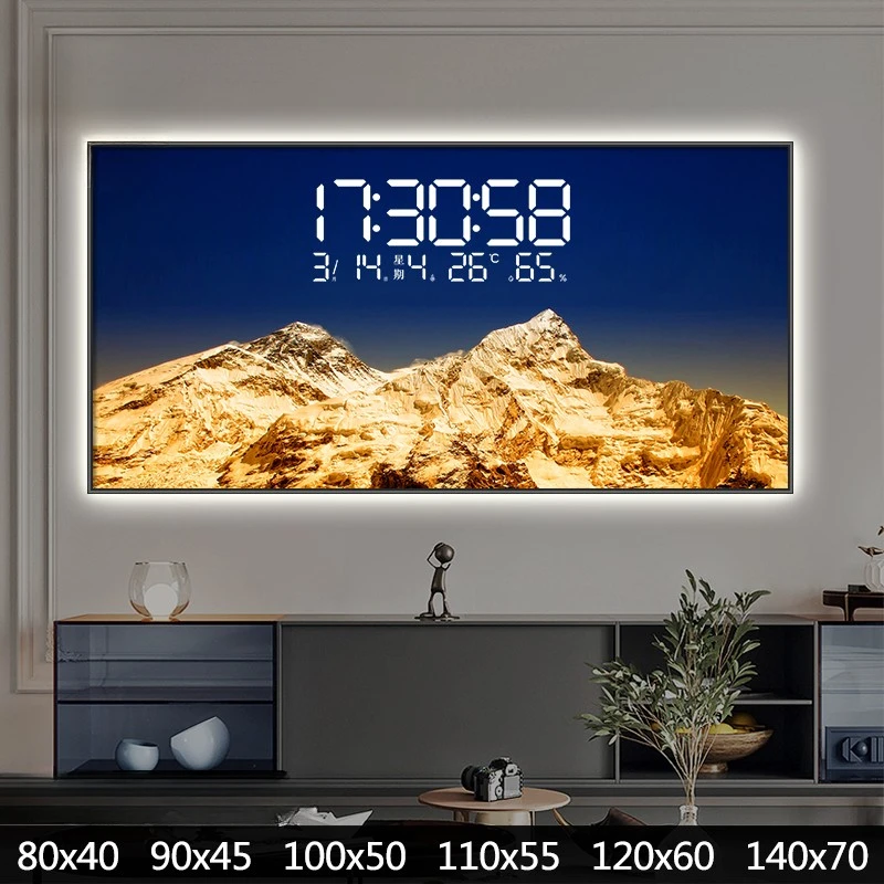 

Luxury Unique Wall Clocks Living Room Nordic Art Mural Modern Led Wall Watch Stylish Silent Horloge Murale Home Decoration