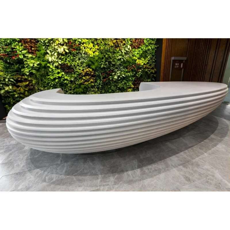 مخصص. منطقة تنفيذية كبيرة على شكل خاص مكتب مدير مكتب منظم مستوى الرئيس التنفيذي مع مادة سطحية صلبة ممتازة #6