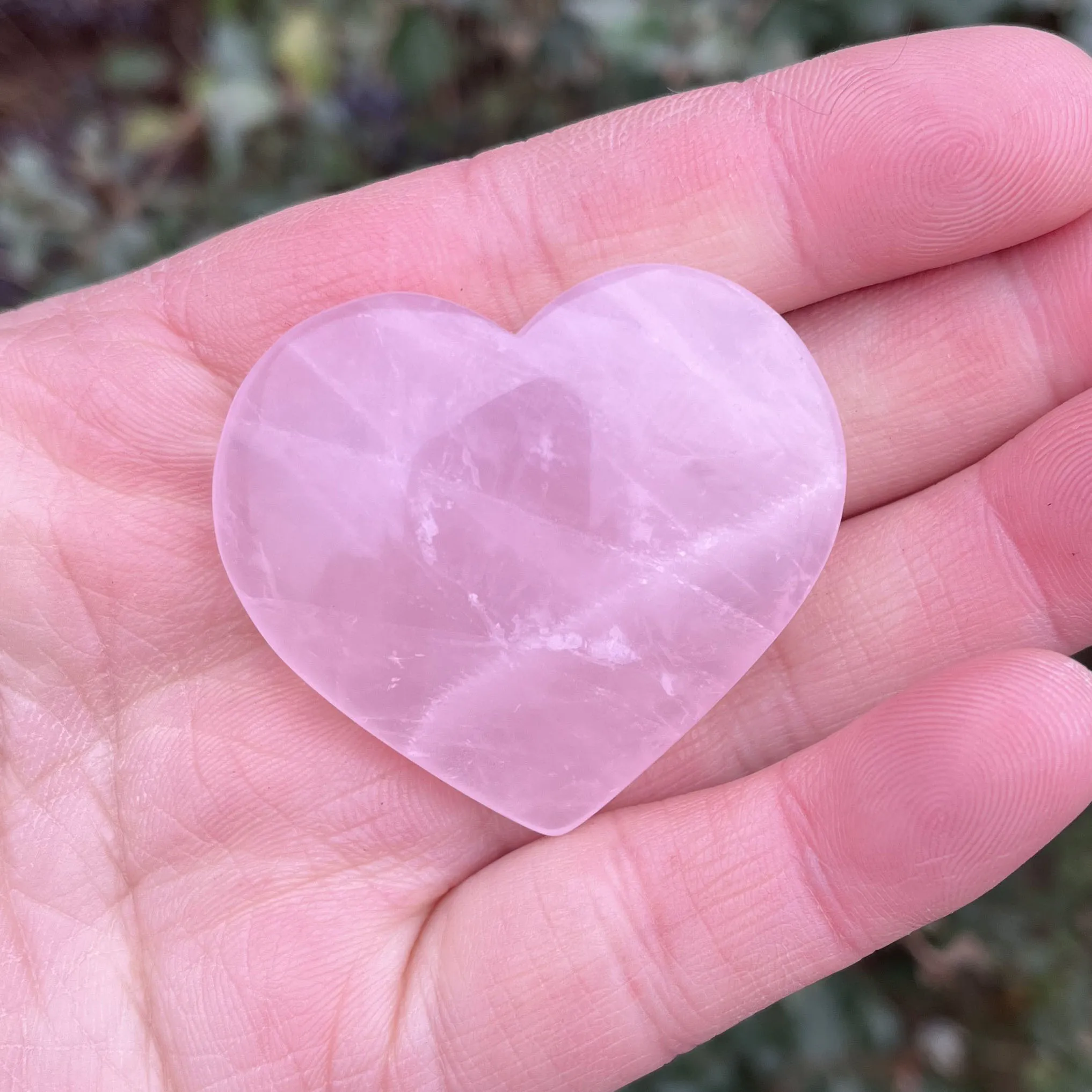 

Natural rose quartz rough stone small love handle ornaments