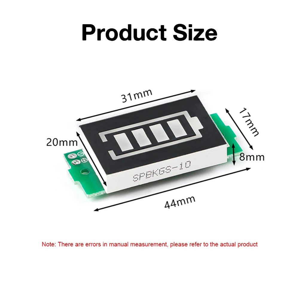 1S-8S 3-34V Lithium Battery Capacity Indicator Module Electric Vehicle Battery Power Tester Li-ion 1-8S Low Voltage Buzzer Alarm