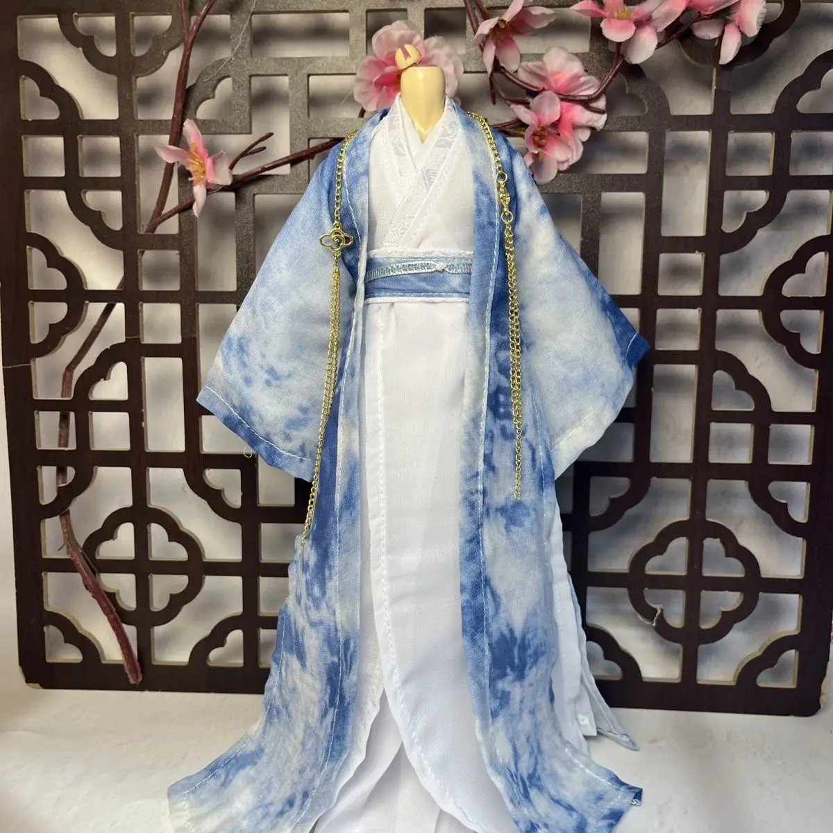 1/6 Doll's Clothes Suit Chinese Ancient Style Clothing for 30cm Bjd Doll Girl Toys Dress Up Play House Doll Accessories, No Doll