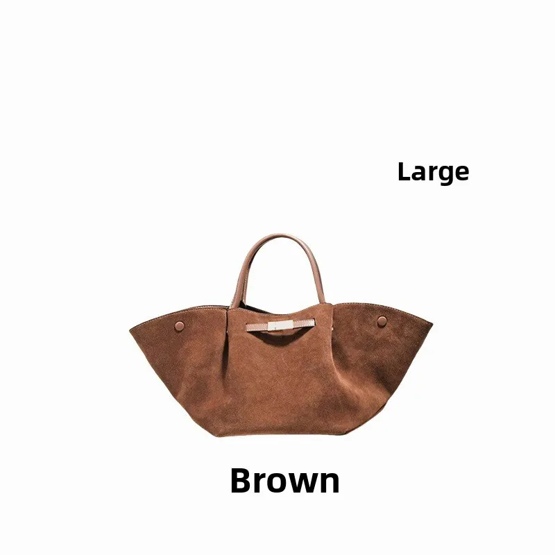 

2025 New Retro Commuter Bag Women's Large Capaci Velvet Handbag Single oulder Bag Briti Sle Youth Daily Use