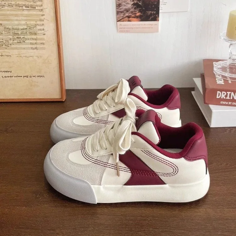 New Girls Board Shoes 3D Flower Decor Soft Sole Children Moral Training Shoes Versatile Casual Non‑Slip Student Sports Sneakers