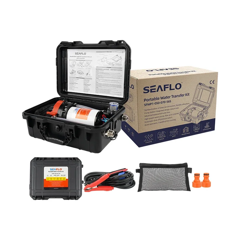 

SEAFLO Hot Sale Portable Water Pump Kit Capable Of Dry Running Electric Pressure Washer Pump Water Transfer Pump