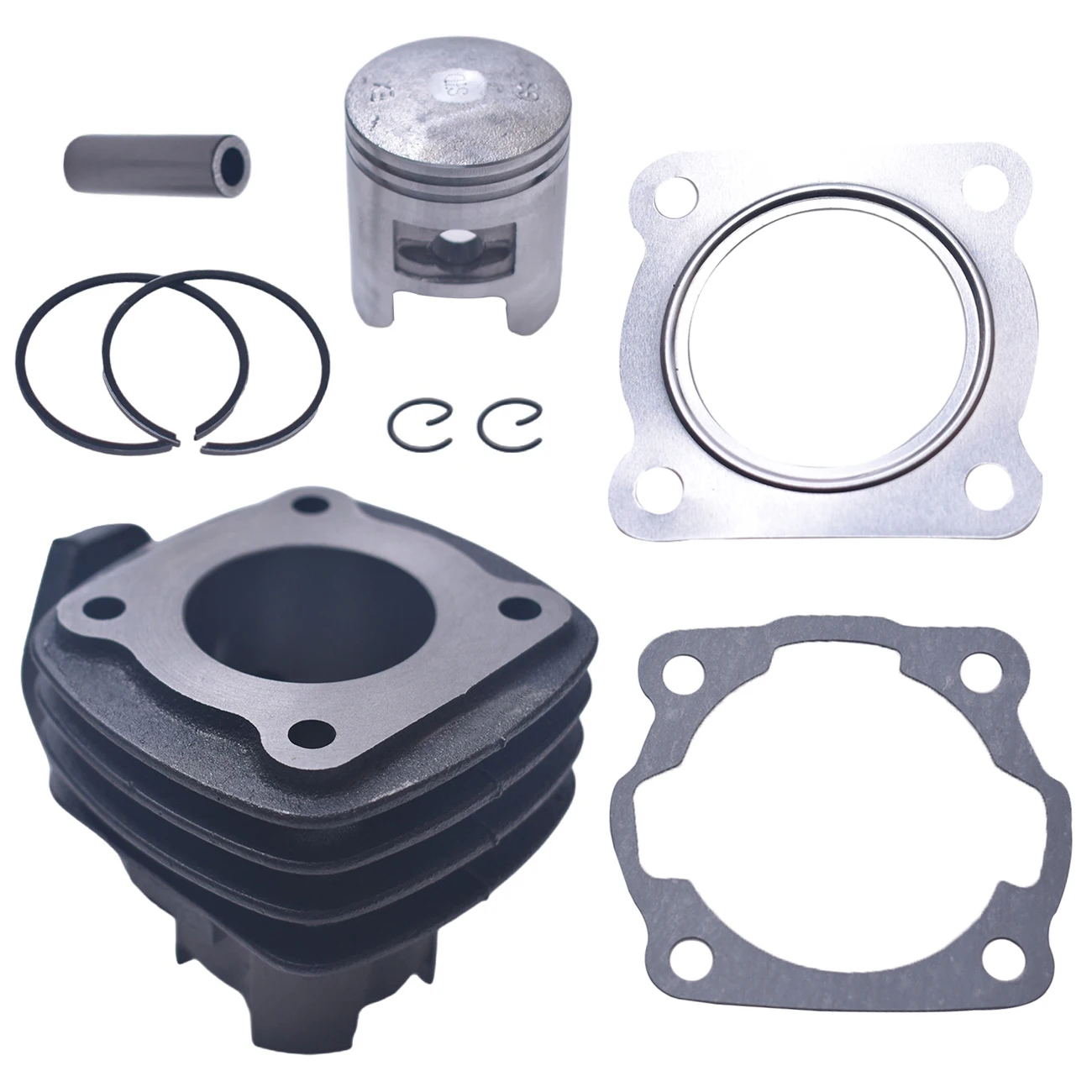 Asus-ホンダnq50 spree sb50p 11984-1990 2101-gk8-000 12251-gn2-000用のピストントップエンドキット付き50ccシリンダー