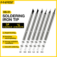 FNIRSI HS-01 Soldering Iron Tip HS01-BC2 B2 ILS KR K65 BC3 Internal Heating Type Lead Free Soldering Station Kit