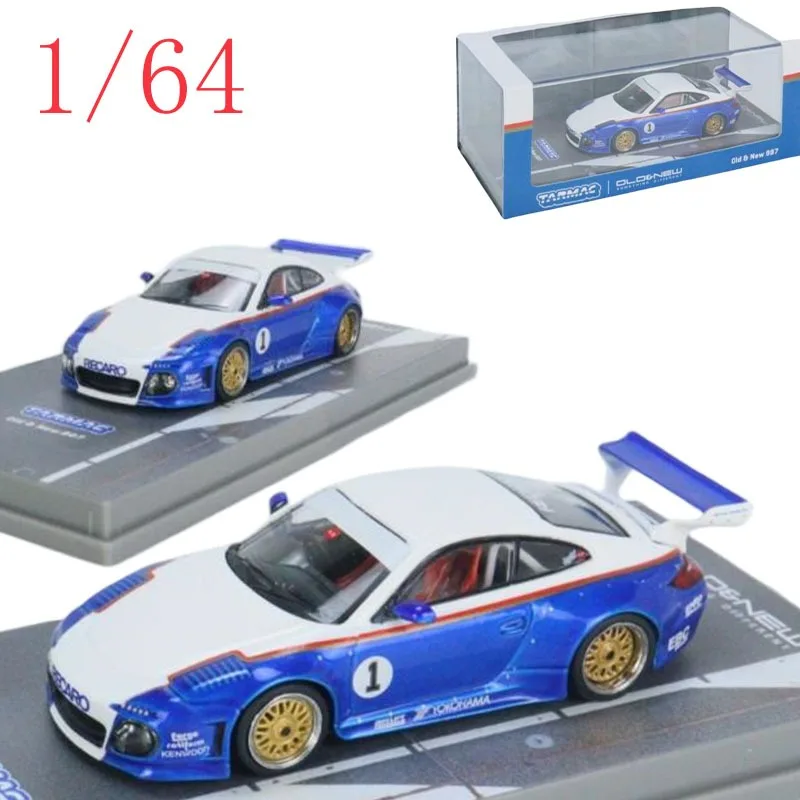 

Tarmac Works Diecast 1/64 Scale Porsche 997: Classic & Modern‌ Alloy Car Model Toys for Boys Gift