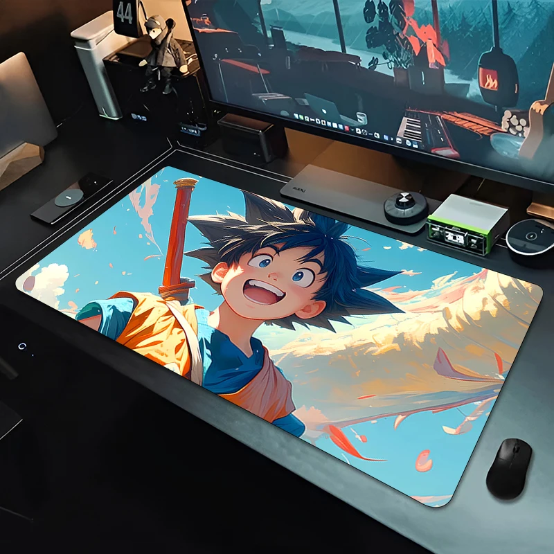 Hot Sale Dragon Ball Z Anime Mouse pad E-sports Gamer Speed Mousepads PC Gaming Extended Keyboard Desk Mat Notbook DBZ Mousepad view 5