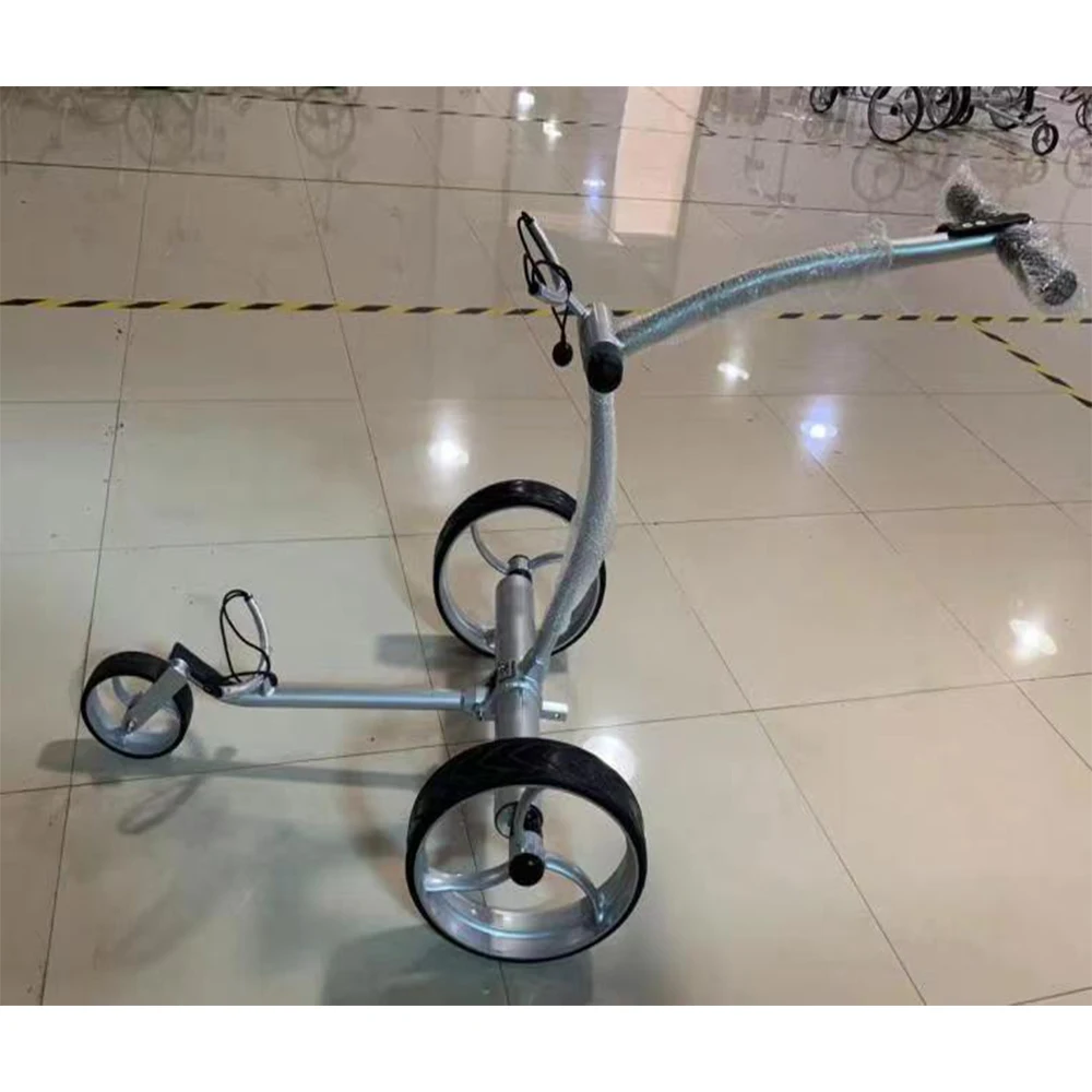 

Aluminium Frame With Lower Battery Connection Electric Golf Trolley Design From Germany