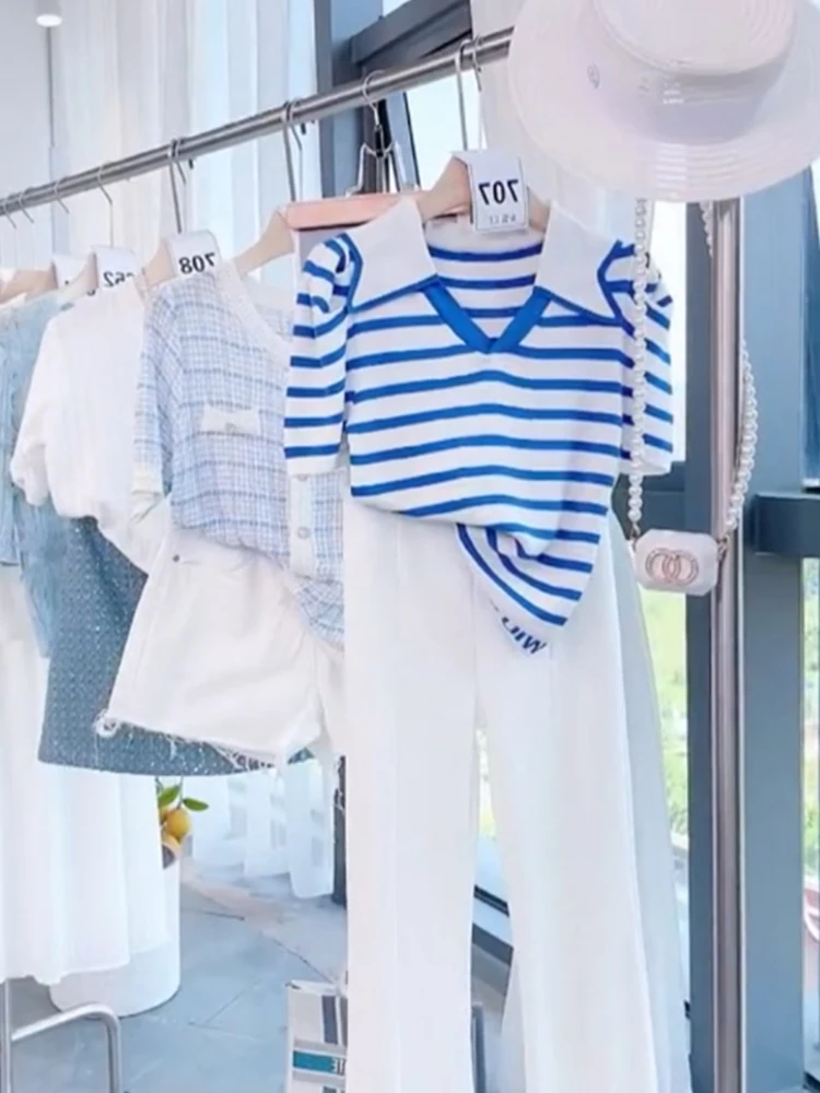 Haut tricoté en soie glacée douce pour la peau, sweat à capuche Anti-âge, décontracté, confortable, ort Sve irt, coupe ample coréenne, été