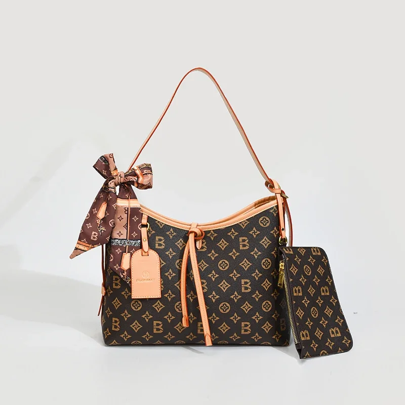 

Элегантная кожаная большая сумка для работы женщин, большая вместительная сумка через плечо с отделением для ноутбука