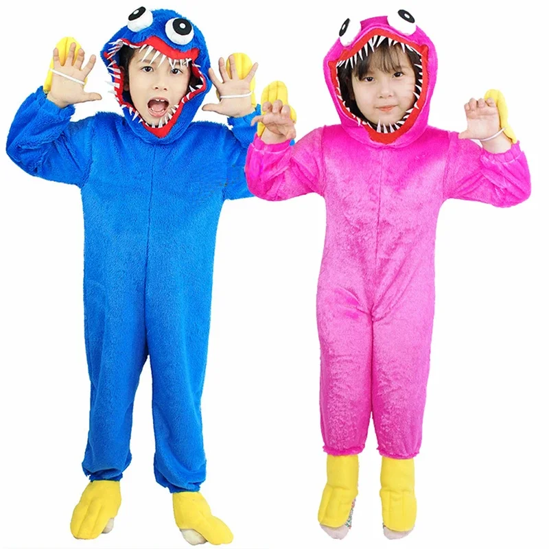 Costume Horror Game Kawaii Onesies Pajamas Jumpsuit Homewear Halloween Party Cosplay For Kids