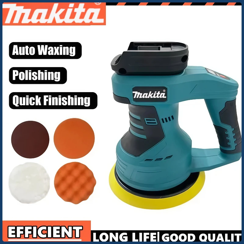 

Makita Cordless Car Polisher 8 Gears Adjustable Auto Electric Waxing Sanding Sealing Glaze Tool Rechargeable Polisher 20V