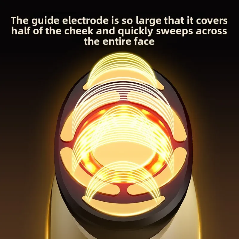 Home Use Ultrasonic Collagen Cannon Facial Massager, Anti-Aging Face Lifting & Firming Skin Rejuvenation Beauty Machine