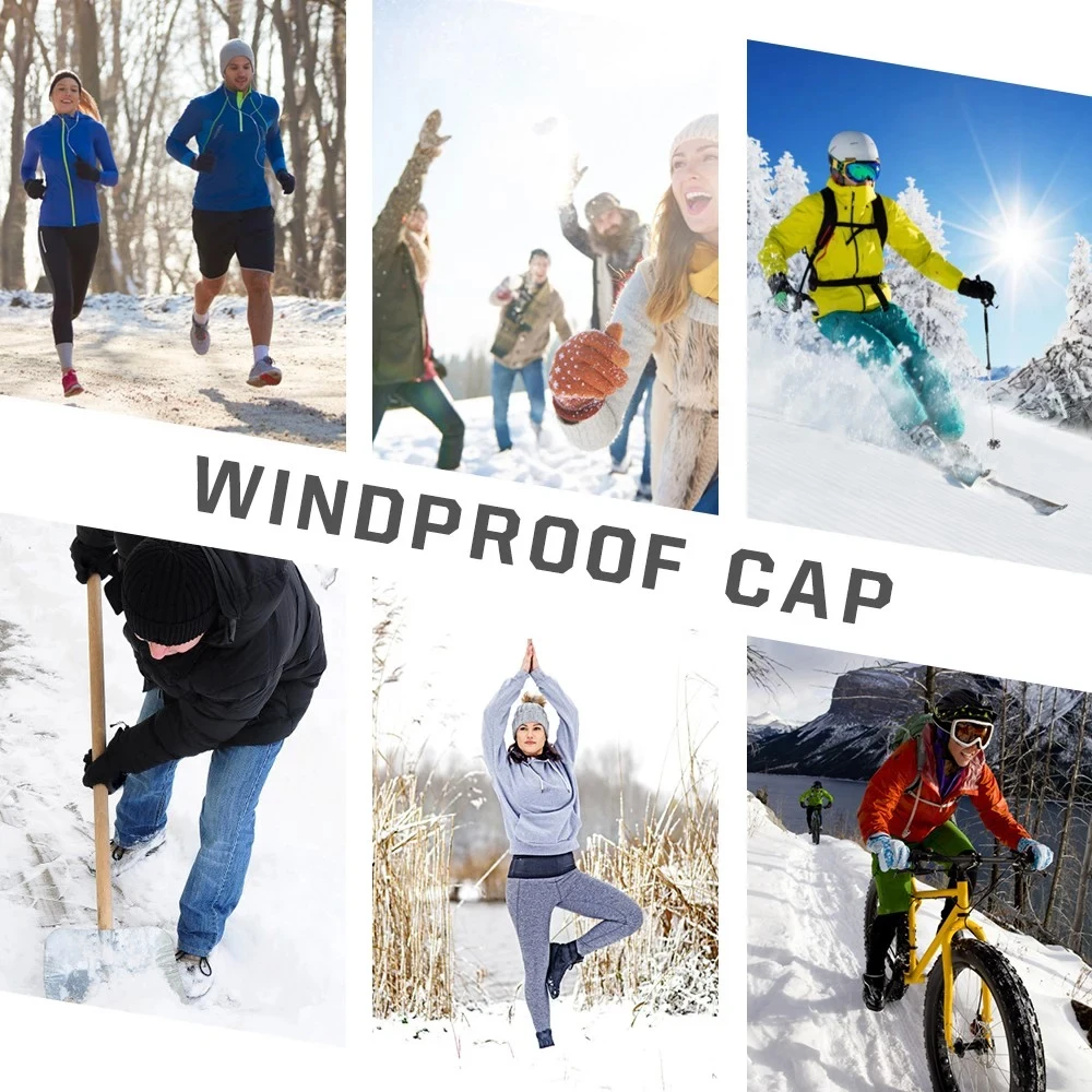 1Pcs Skull Cap Helmet Liner Running Beanie - Ultimate Thermal Retention and Performance Moisture Wicking. Fits Under Helmets