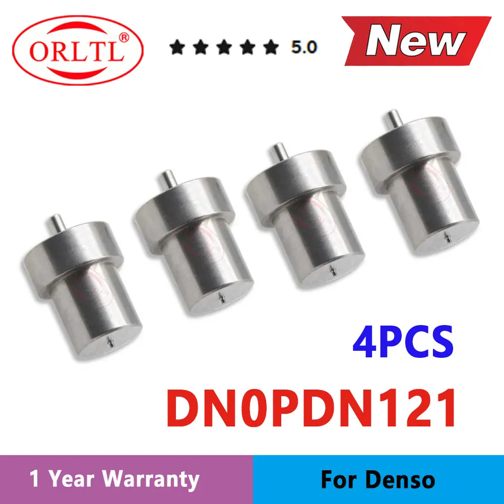 4PCS DN0PDN121 Diesel Engine Injector Nozzles Set 105007-1210 Fuel Injection Atomizer 9 432 610 199 for Mazda Spray DNOPDN121