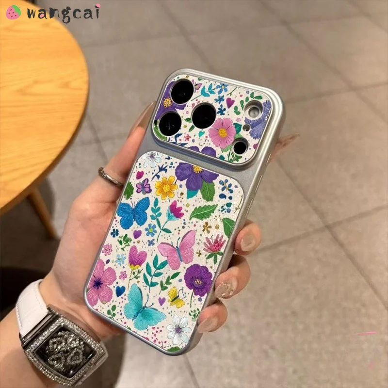 PU Leather Phone Case For Samsung Galaxy S26 S25 Edge S24 S23 S22 S21 S20 FE Lite Plus Note 20 Ultra 5G 4G Butterfly Soft Cover