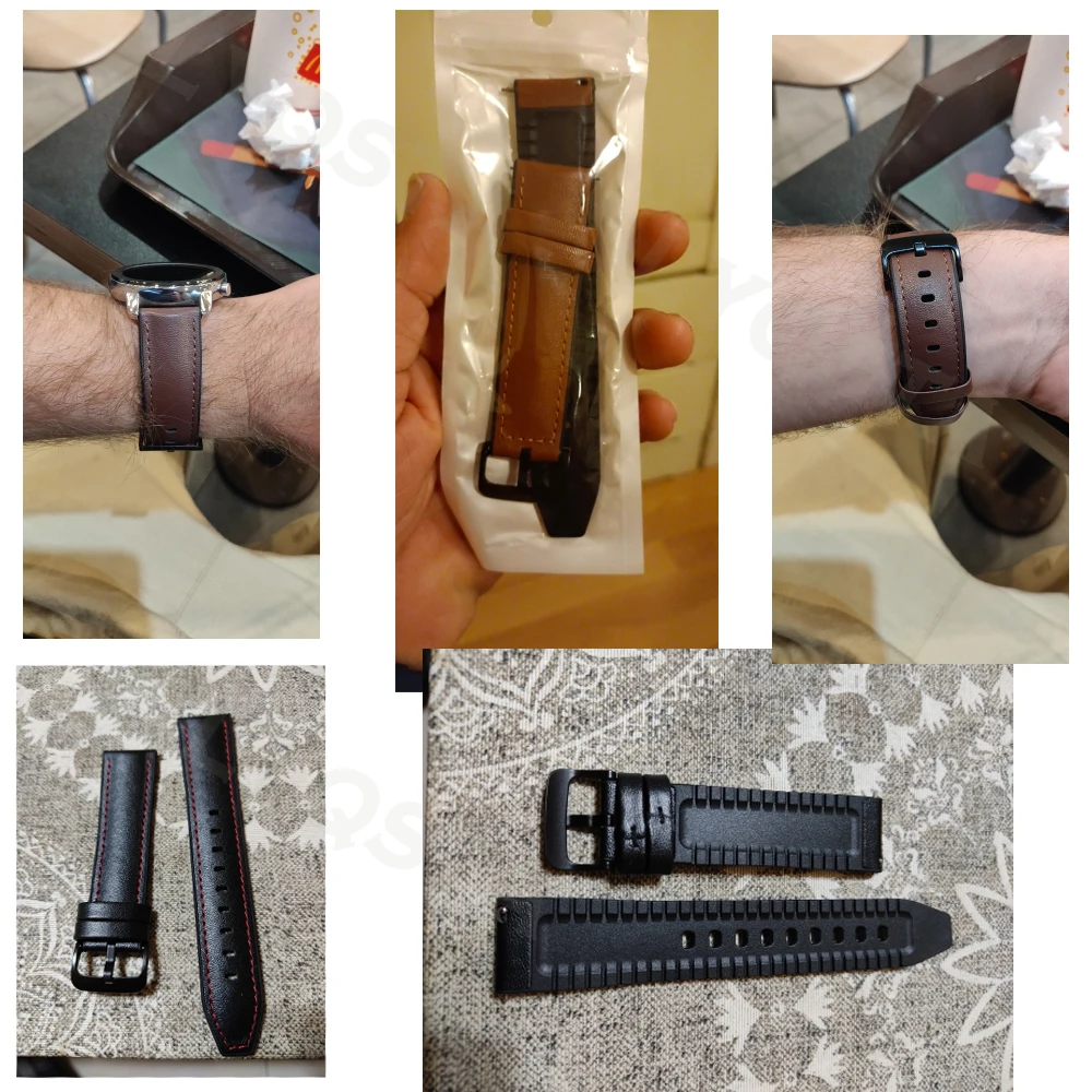 Bracelet en cuir et silicone pour Amazfit, bracelet de montre, Amazfit Balance, Bip 5, GTR2, GTR 2e, GTR 3 pro, GTR 4, 47mm