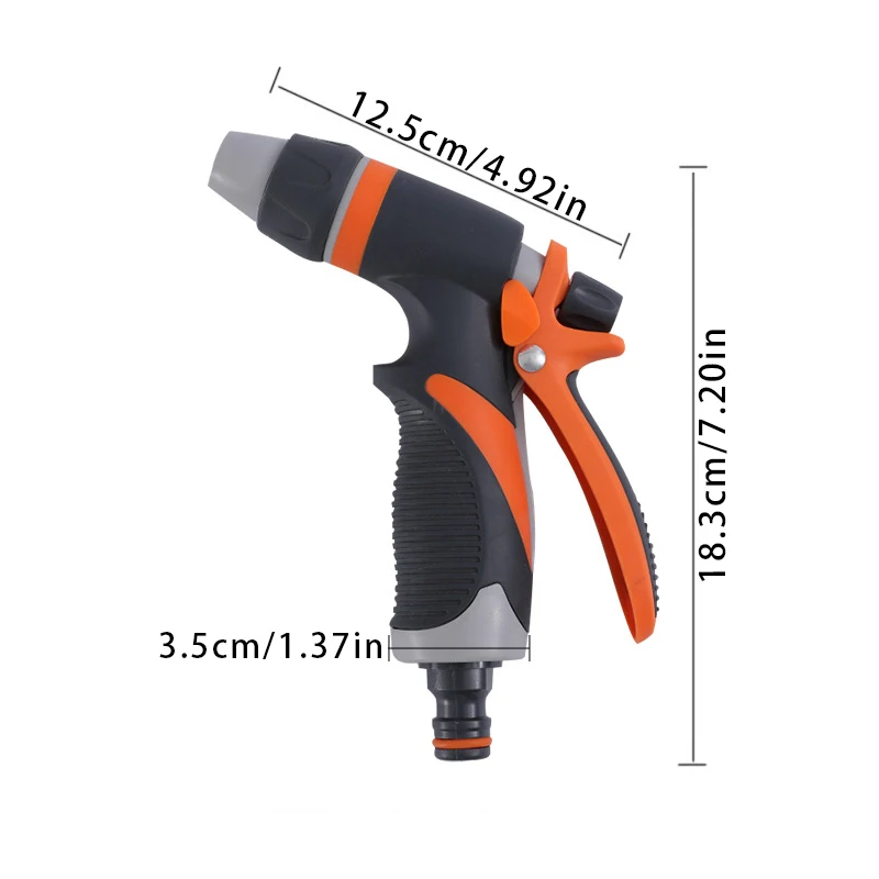 خرطوم توسيع قابل للتوسيع للبستنة، مسدس تنظيف فوهة الضغط العالي، موصل 1/2، ري الحدائق، أدوات التنظيف #5
