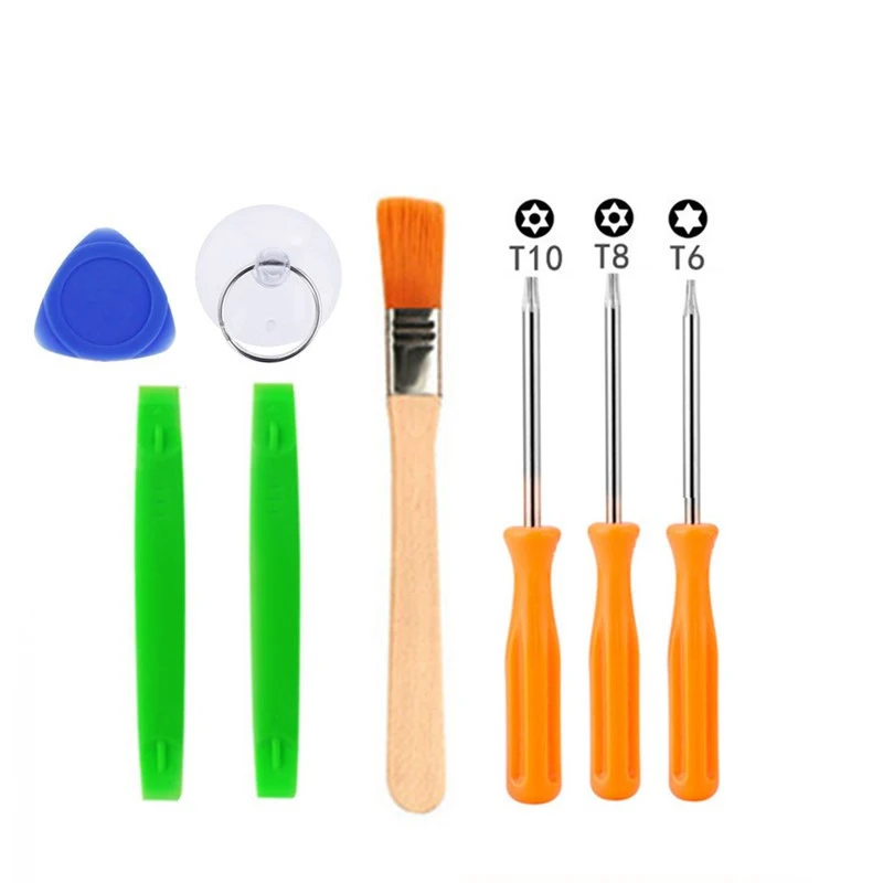 1 zestaw śrubokrętów Torx T6 T8 T10 do naprawy Xbox One 360 Series PS3 PS4 PS5 Narzędzie do otwierania śrubokrętów