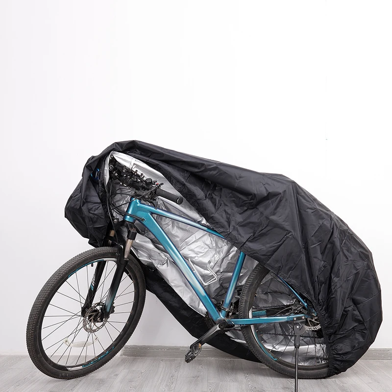 Bike Cover All Season Waterproof & Anti-UV Protective with Waterproof Membrane Outdoor Indoor Scooter 210D Oxford Fabric Cover