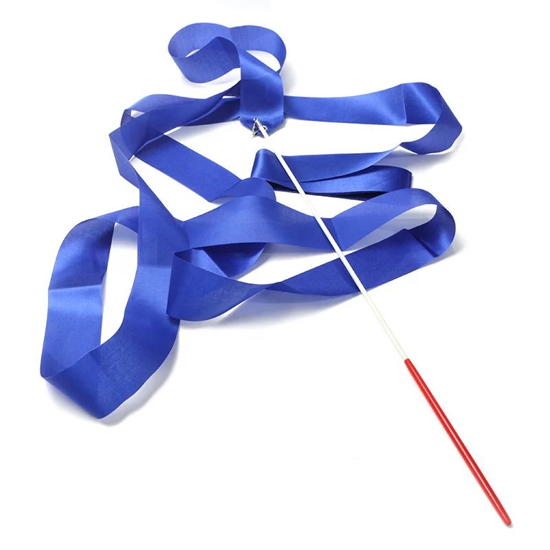 

Rhythmic Gymnastics Ribbon With Non-Slip Handle Dance Wands Ribbons Dancing Accessories Dance, Baton Twirling, Dancing Streamers