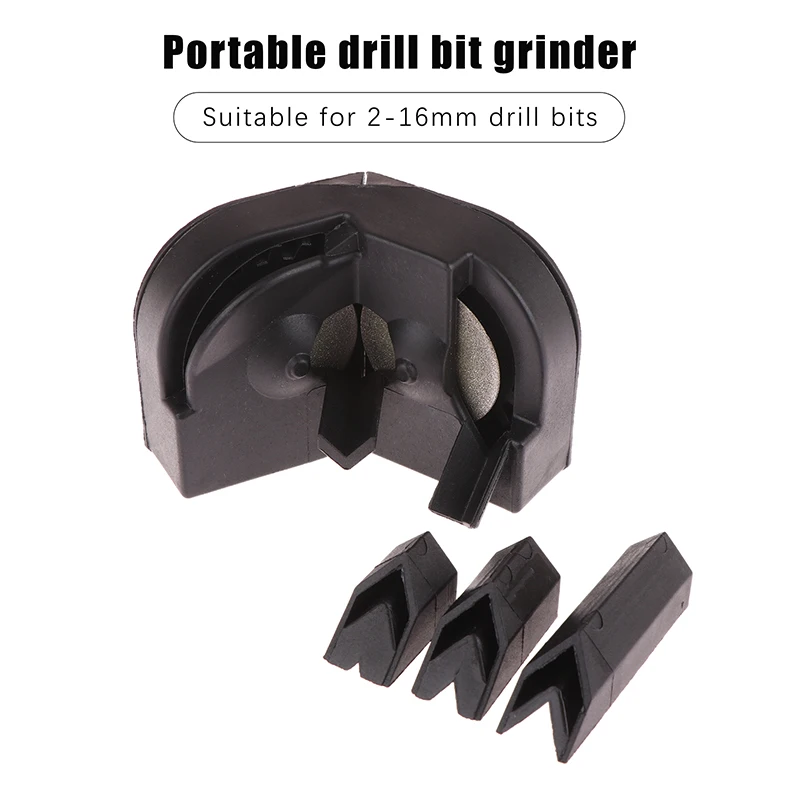 Drill Bit Sharpener Multipurpose Grinding, Electric Impact Drill Knife Sharpener Disposable Double-sided Polishing For All Bits