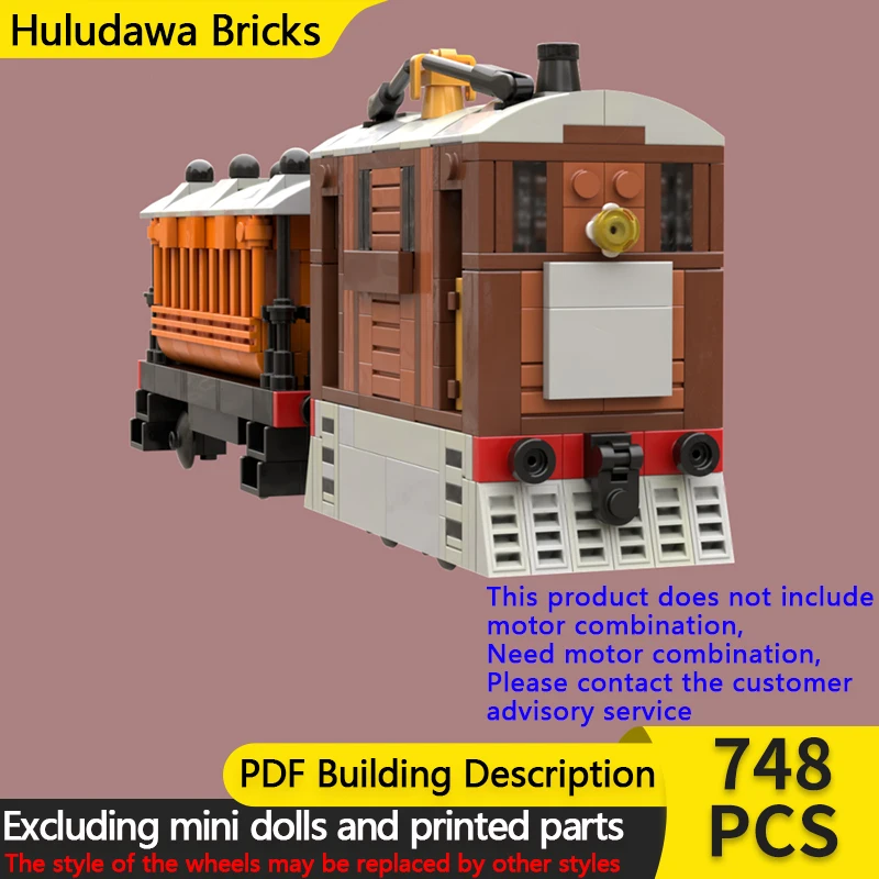 

Popular Anime City Car Model MOC Building Bricks Steam Locomotive Modular Technology Children Holiday Gifts Assemble Toys Suit