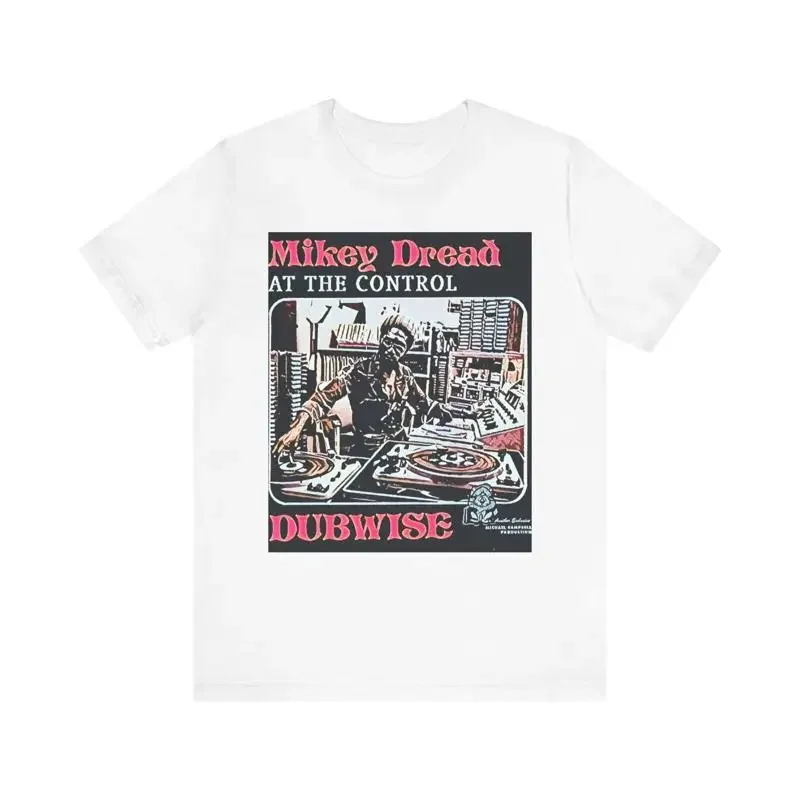 Mikey Dread Dubwise Print Crewneck Jersey T Shirt