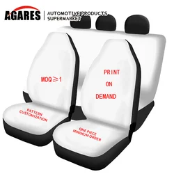 Latest Car Seat Cover Set Full Set Car Decoration Cubre Asientos Para Automovil Universales Four Seasons Customizable Pattern