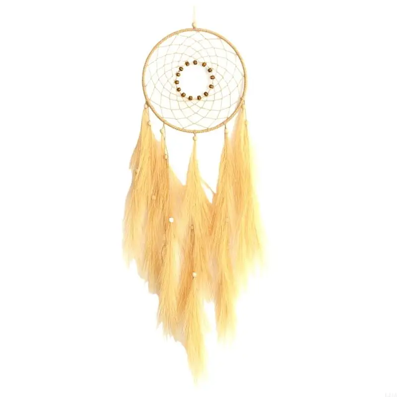 2025 Tassels ใหม่ที่สง่างาม Faux Grass Dreamcatchers เครื่องประดับสำหรับห้องนอนหรือห้องนั่งเล่น