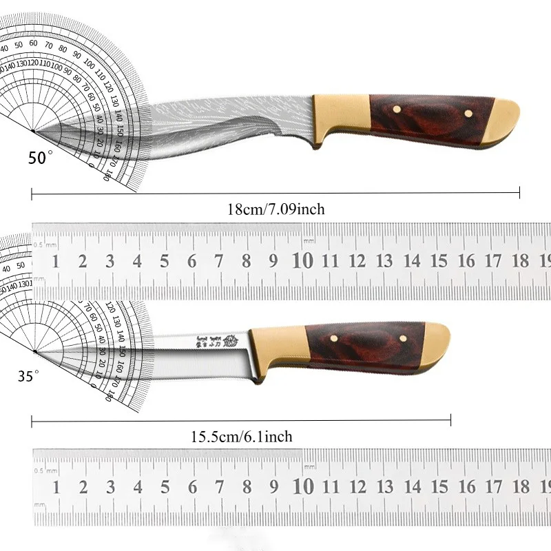 New 2-Piece Premium Kitchen Knife Set Ultra Sharp – High Carbon Stainless Steel Ergonomic Handle for Home Cooking & Food Prep 6